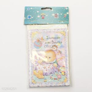 Hot Selling New Baby Pattern Pattern Paper Greeting Card/Birthday Gift Card