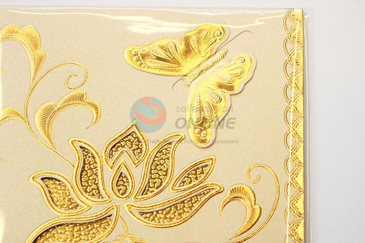 Creative Design Butterfly Pattern Paper Greeting Card/Wishes Gift Card