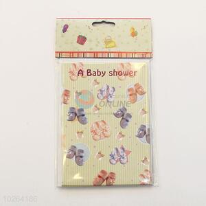 Factory Direct Baby Shower Pattern Paper Greeting Card Birthday Card Gift Card