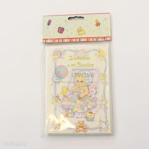 Top Quality Lovely Baby Pattern Cards Greeting Wishes Cards