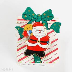 Creative Cartoon Santa Claus Wood Pen Holder/Pen Rack