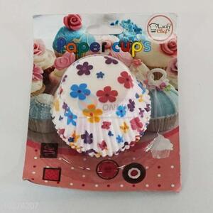 New arrival good quality flower printing paper cake cup