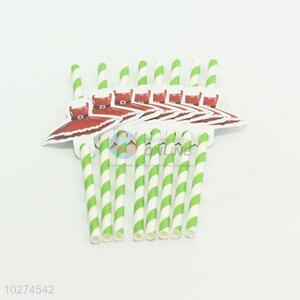 Good quality top sale disposable 8pcs/set paper straws