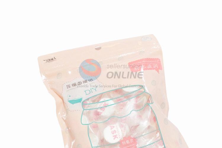 Hot selling good quality cotton compressed facial mask