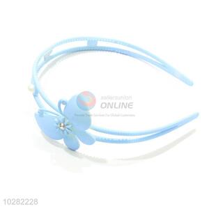 Factory Price Butterfly Pattern Blue Hair Clasp for Girls