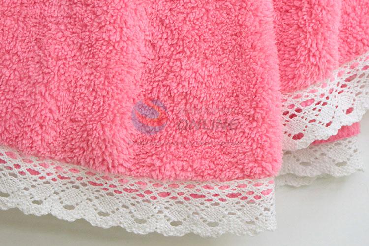 New Advertising Hanging Chads Hand Towel with Lace