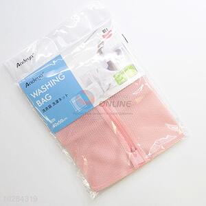 Professional Pink Color Clothes Washing Machine Laundry Bag with Zipper