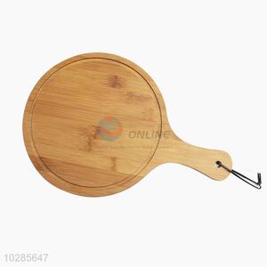 Popular promotional round bamboo pizza plate pizza tray