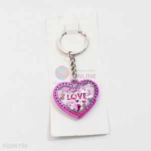 Normal low price high sales loving heart shape key chain
