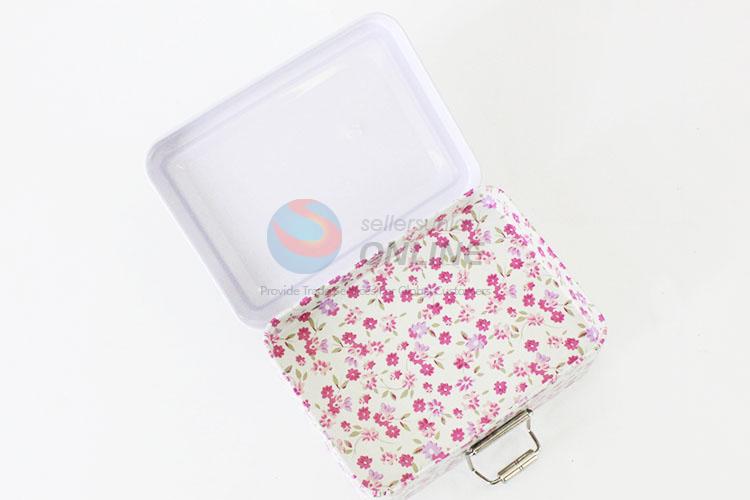 New Arrival Storage Box Storage Case Tin Container With Lock