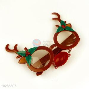 Hottest Professional Elk Decoration Glasses Chirstmas Accessories