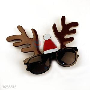 New Products Elk Decoration Glasses Chirstmas Accessories