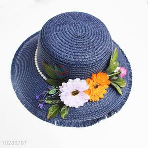 Fashion Women Flower Design Summer Beach Hat