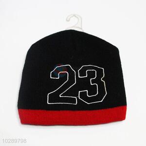 Fashion Number Design Men Sports Knitted Hat Caps