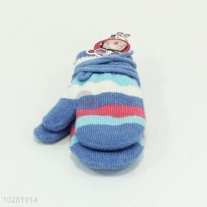 Colorful Striped Winter Warm Gloves