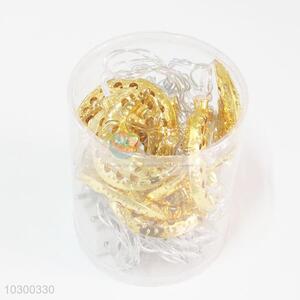Nice Design Battery Operated Golden Color Moon Shaped Light for Decoration