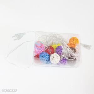Wholesale Battery Operated Decoration Garland Colorful Ball LED String Lights