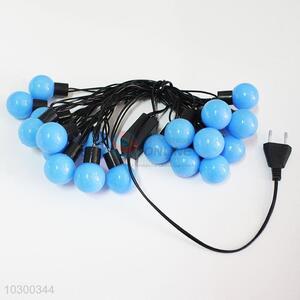 Factory Direct Blue Color Ball Shaped Lights Xmas Wedding Party Decoration