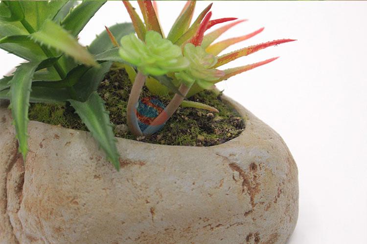 Factory promotional customized fake succulent plant pot