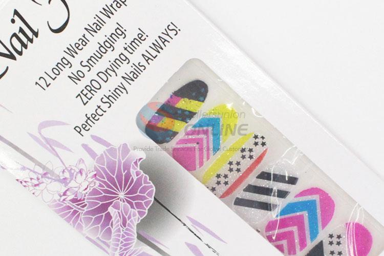 Cheap cute colorful nail stickers