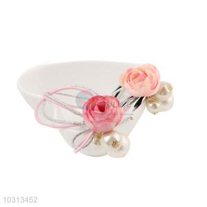 China manufacturer top quality pearl hair ring