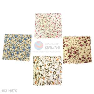 New Design Floral Pattern Cup Mat Square Coasters