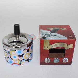 Creative Design Ashtray Iron Tobacco Jar