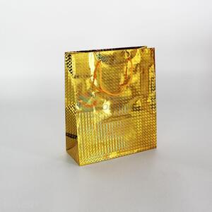 Luxury printed colorful golden color gift <em>bags</em> with <em>handles</em>