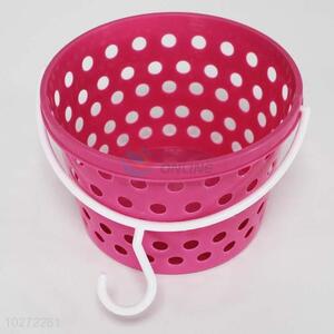 New Design Plastic Storage Basket With Hanger