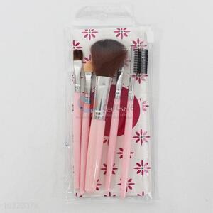 Wholesale price pink makeuo brush set,5pcs