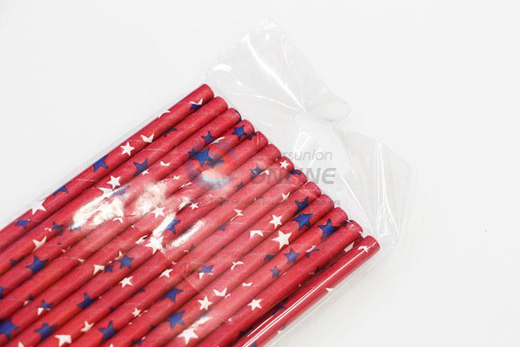 Comfortable Design Multi-color Party Decoration Paper Straws