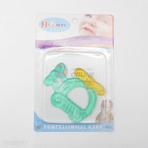 Promotional helicopter shaped silicone baby teether