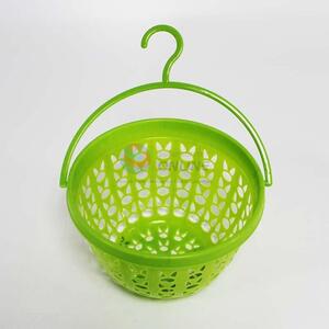 Green plastic hanging basket,18.5*12.5cm