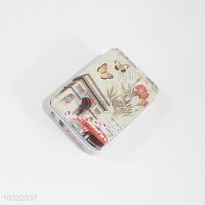 New Trendy Printed Tin Card Case Box