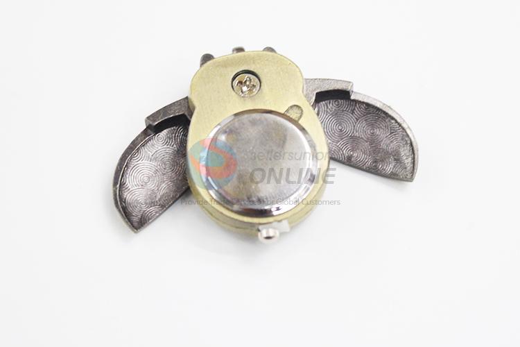 Factory promotional good quality owl pocket watch