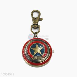 High sales promotional retro pocket watch American Captain
