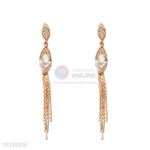 Fancy delicate top quality long earrings