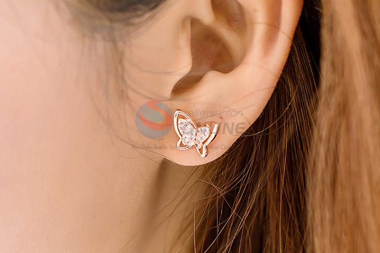 Lovely design custom butterfly s925 earrings