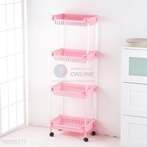 Cheap Four Layers Storage Rack Storage Holders With Wheels