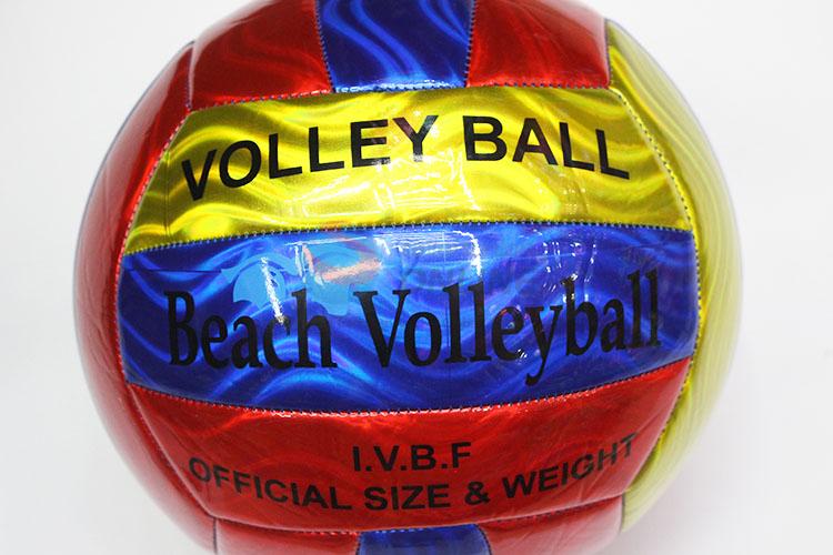 Laser Color High Quality PU Leather Beach Vollyball
