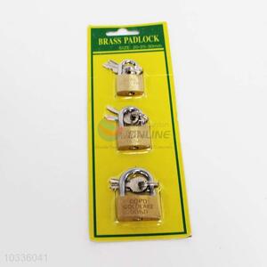 3PC High Security Brass Lock with Kys