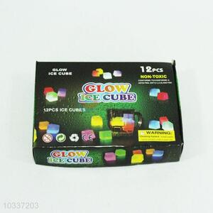 Hot Sale Party Supplies 12pc Non-toxic Glow Ice Cube