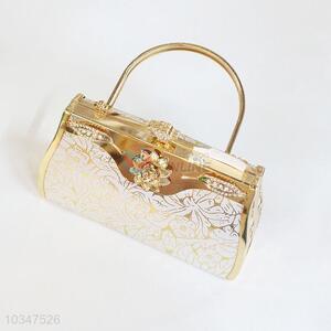 Women purse evening clutch bags with crystal flower