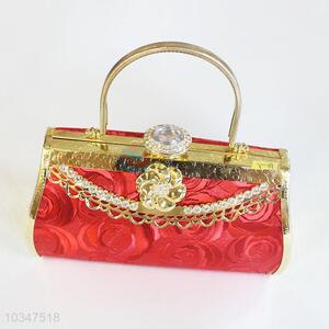 Luxury Evening Clutch Bag Red Wedding Clutch Bag