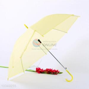 Five Candy Colors Long Handle PVC Umbrella for Lady