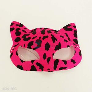 Fashionable fox head shaped leopard printed party mask