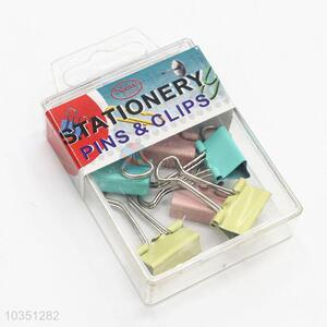 Best Popular Office Learning Supplies Colorful 7pcs Binder Clips Paper Clip