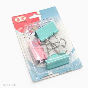 Factory Direct High Quality Office Learning Supplies Colorful Binder Clips Paper Clip