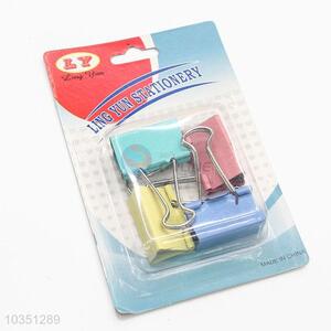 Newest Colorful Metal Binder Clips Paper Clip Office Stationery Binding Supplies
