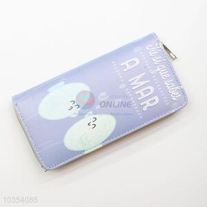 Latest Design Female Card Holder Casual Zip Ladies Clutch PU Wallet